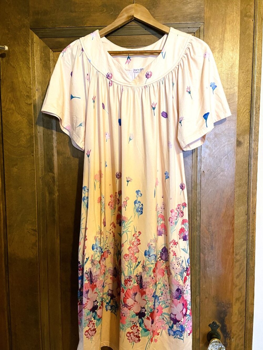 Ekouaer SUPER SOFT Floral Nightgown - Cottagecore Oversized Sleepwear Gown